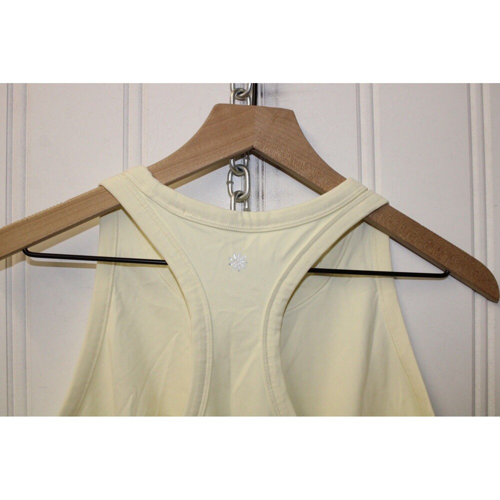 Athleta Transcend Racerback Tank Top Yellow Yoga Running Athleisure Size XL - Picture 5 of 8